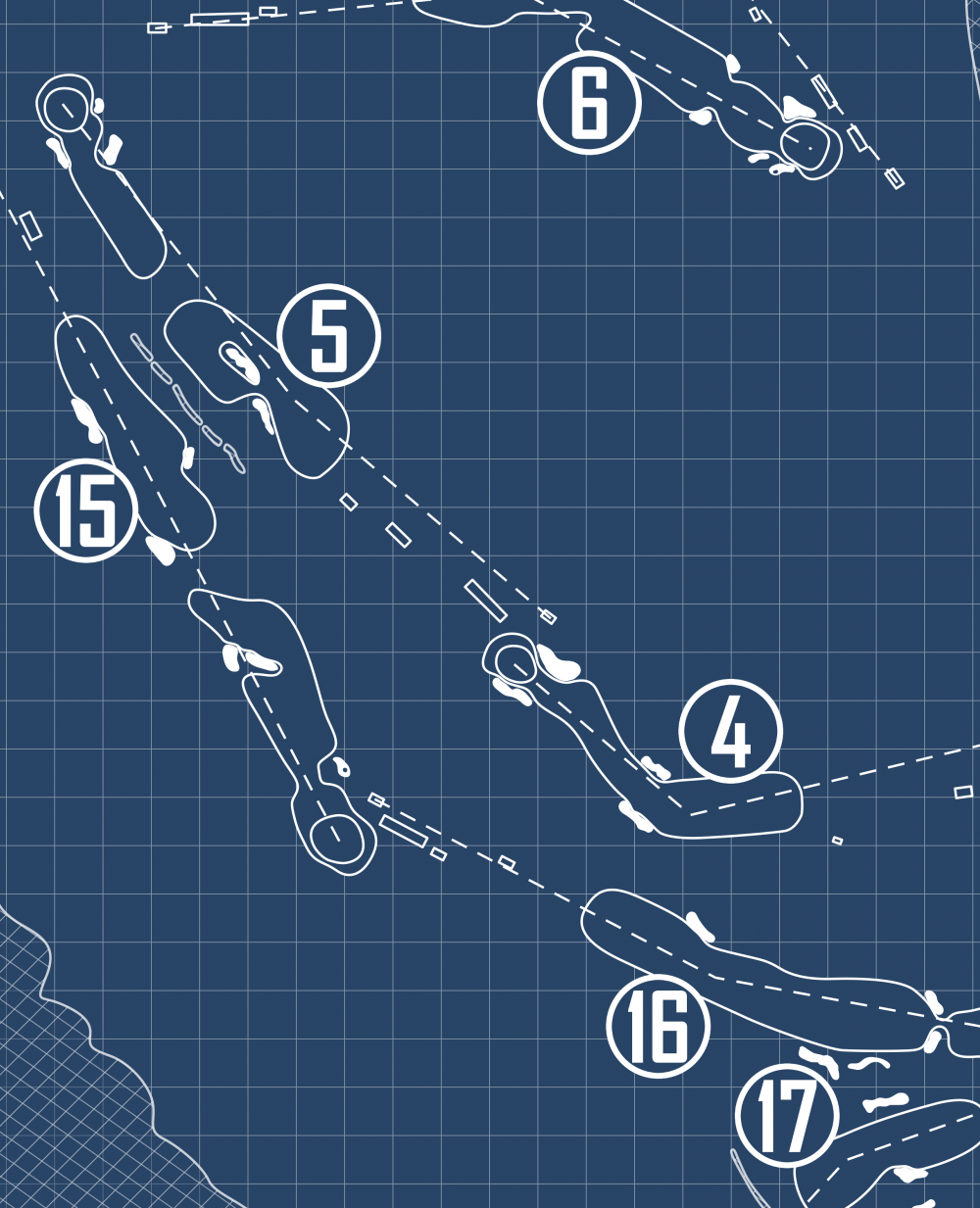 The Kittansett Club Blueprint (Print)