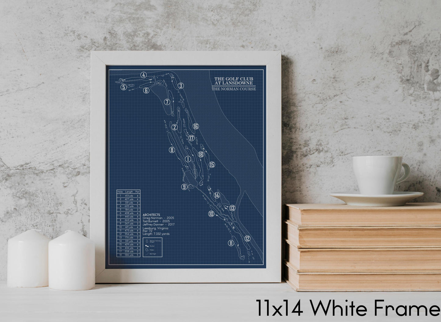 The Golf Club at Lansdowne - The Norman Course Blueprint (Print)