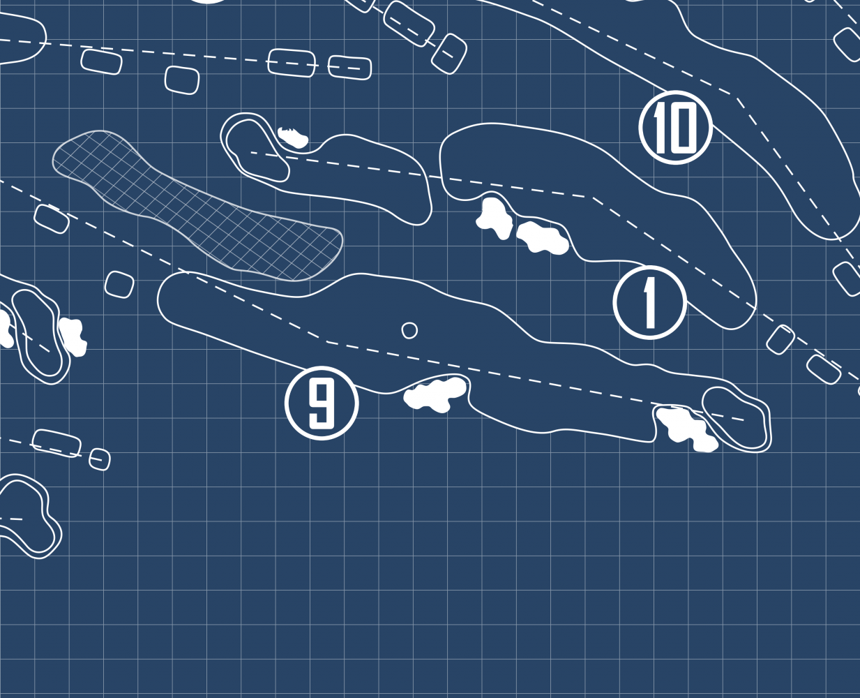 Liberty Lake Golf Course Blueprint (Print)