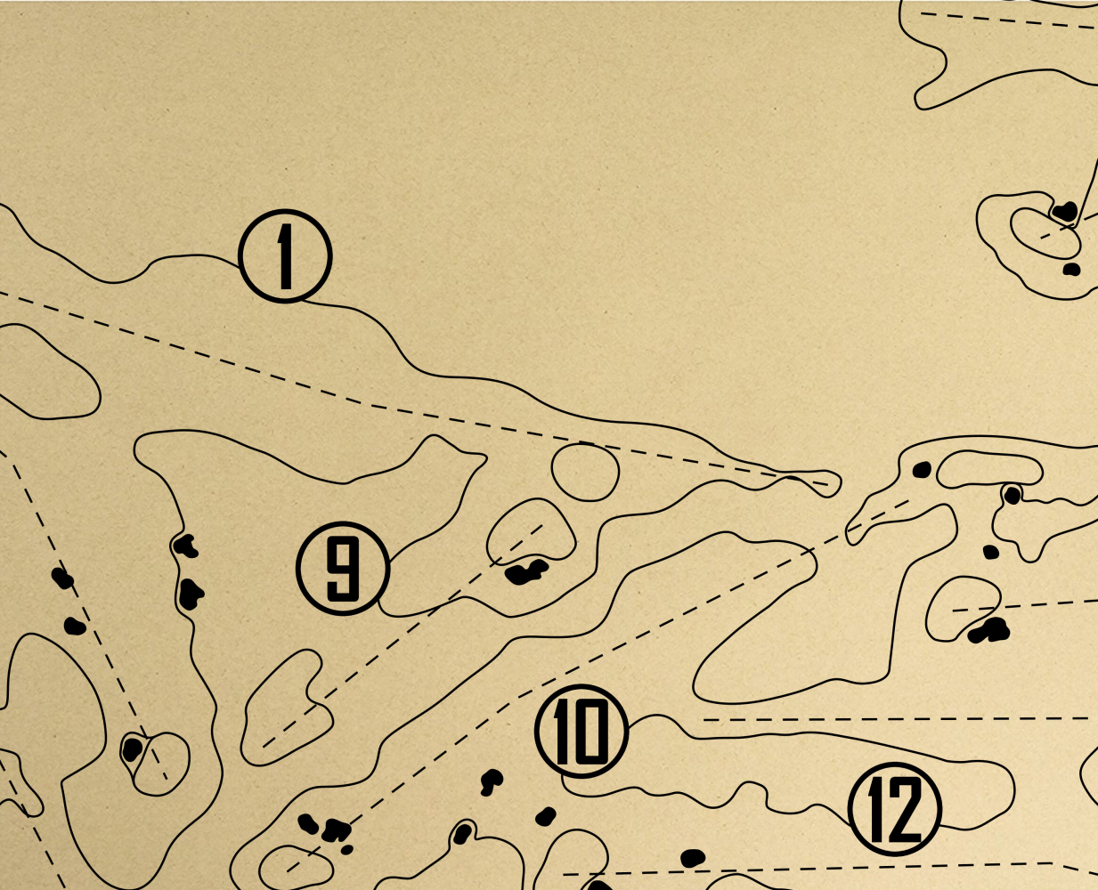 The Montecito Club Outline (Print)