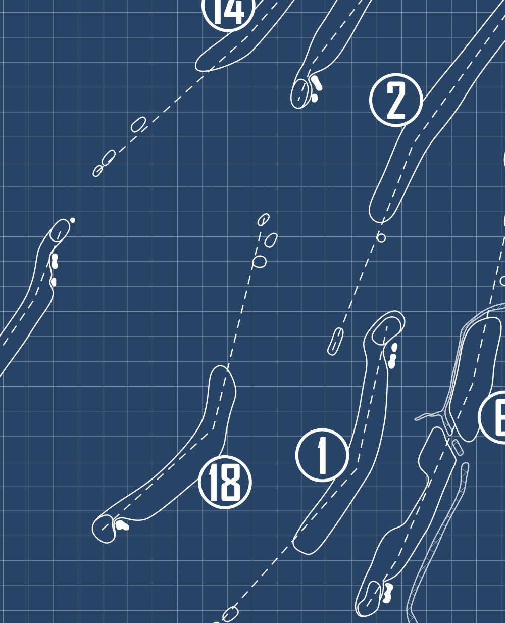 Mountain Greens at Massanutten Resort Blueprint (Print)
