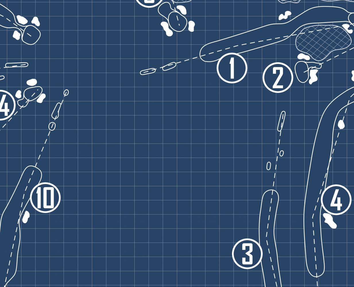 Ohio Prestwick Country Club Blueprint (Print)