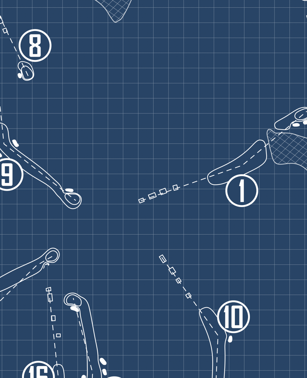 Pinetree Country Club Blueprint (Print)