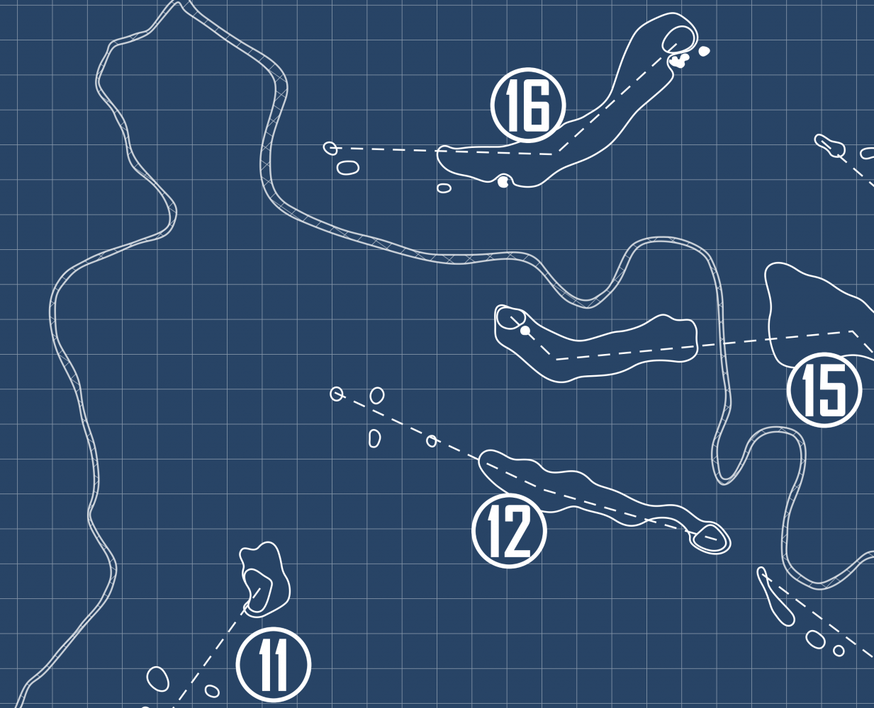 The Prince Course at Princeville Blueprint (Print)