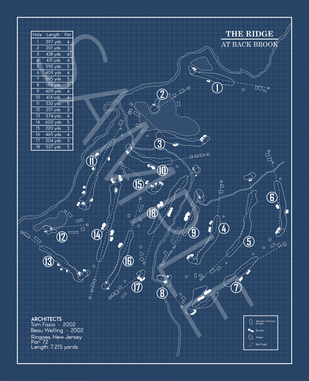 The Ridge at Back Brook Blueprint (Print)