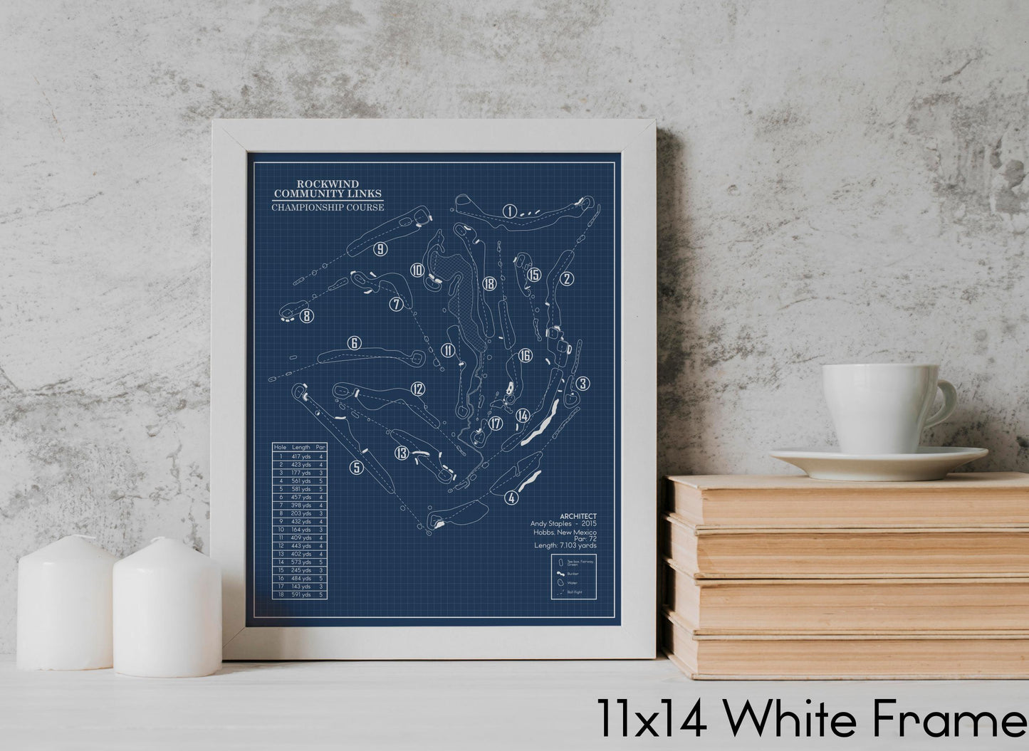 Rockwind Community Links - Championship Course Blueprint (Print)