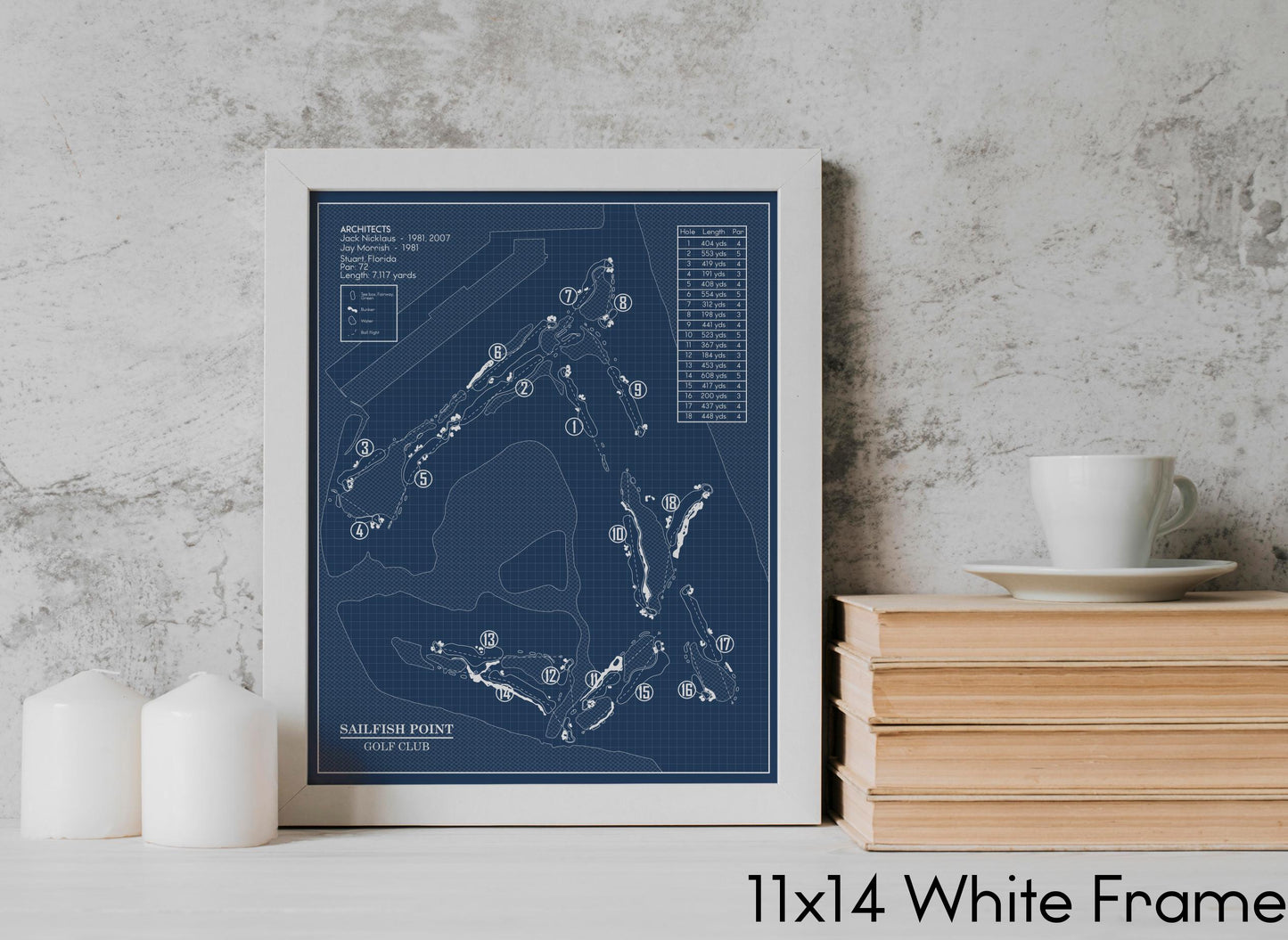 Sailfish Point Golf Club Blueprint (Print)
