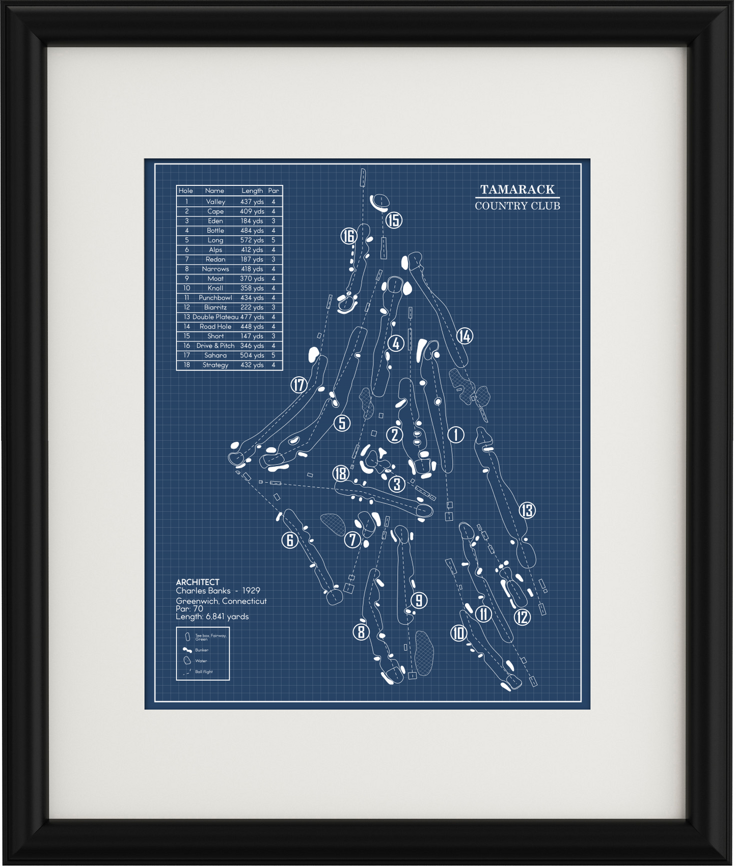 Tamarack Country Club Blueprint (Print)