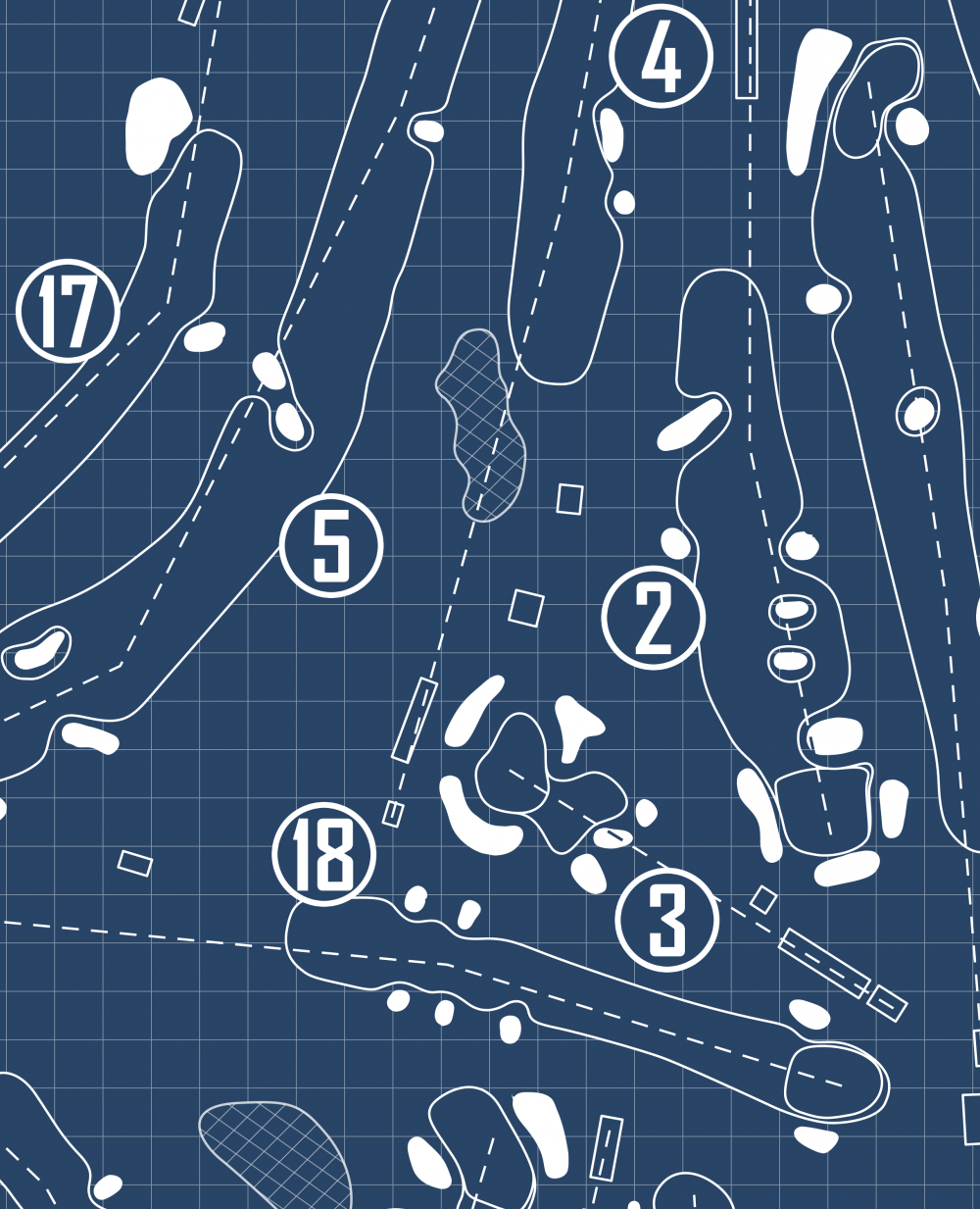 Tamarack Country Club Blueprint (Print)