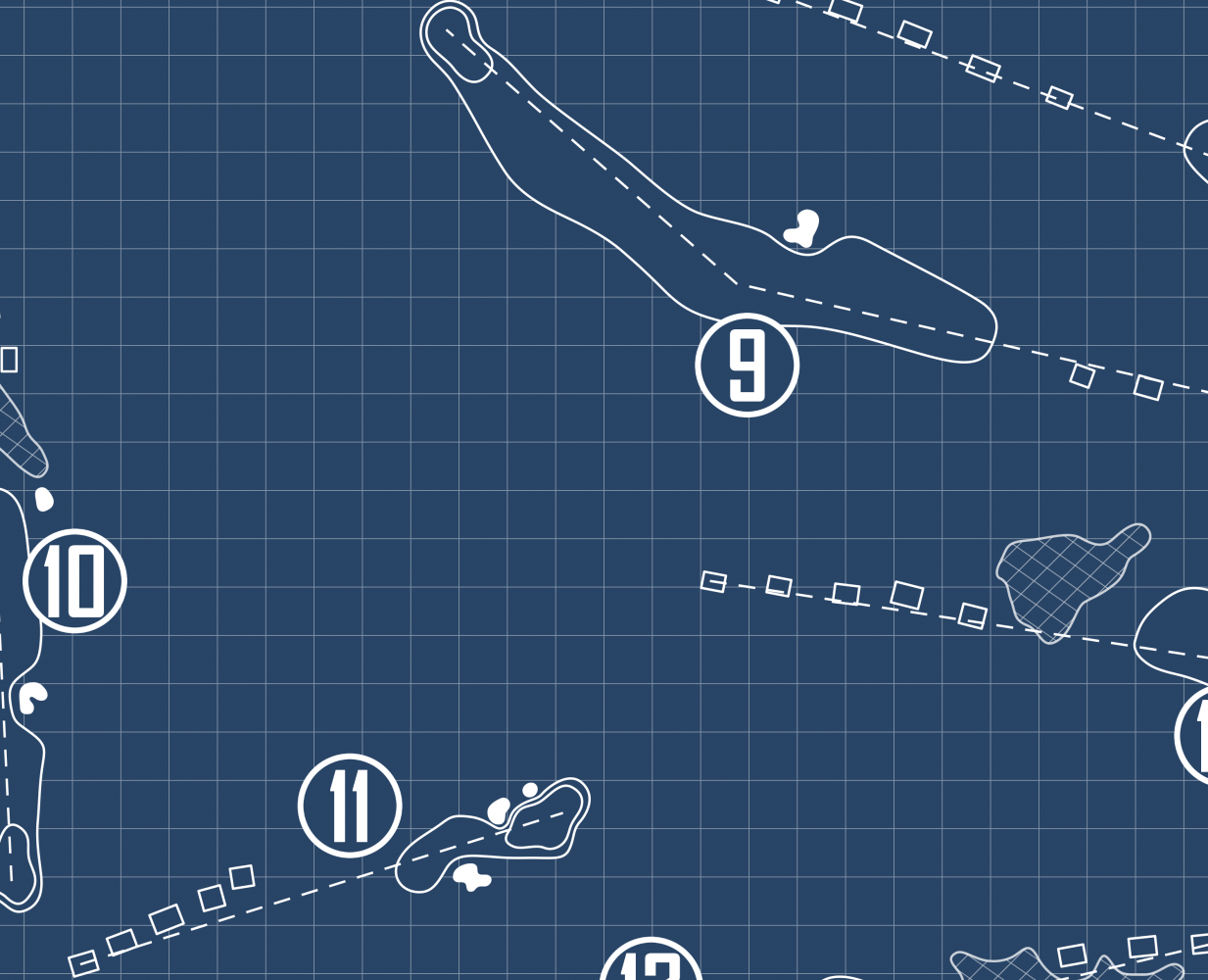 Tierra Verde Golf Club Blueprint (Print)