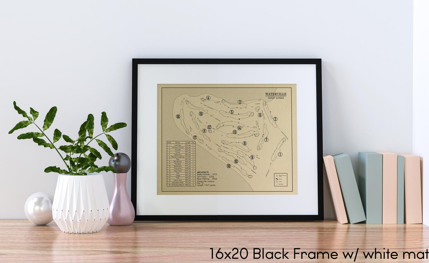 Waterville Golf Links Outline (Print)