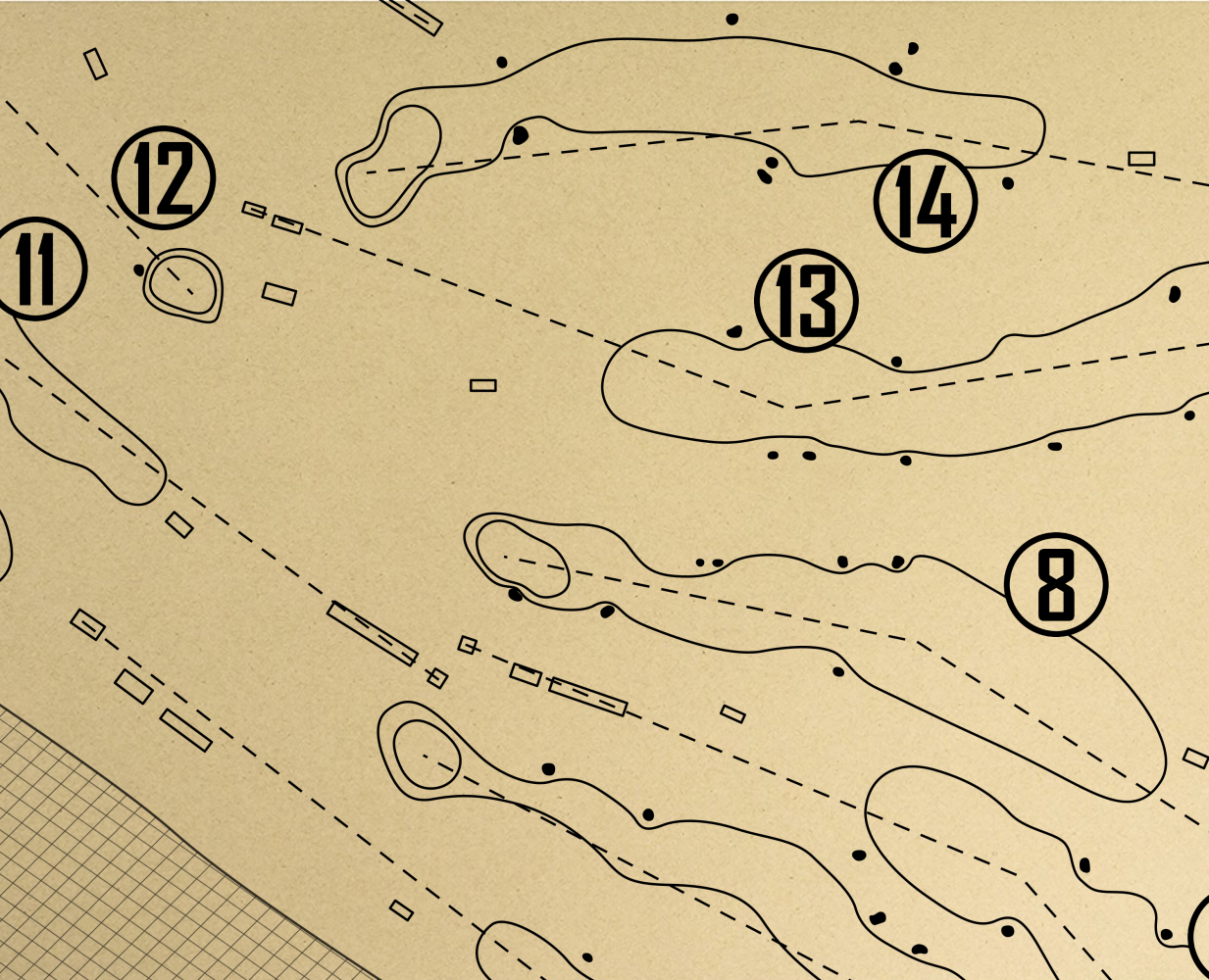 Waterville Golf Links Outline (Print)