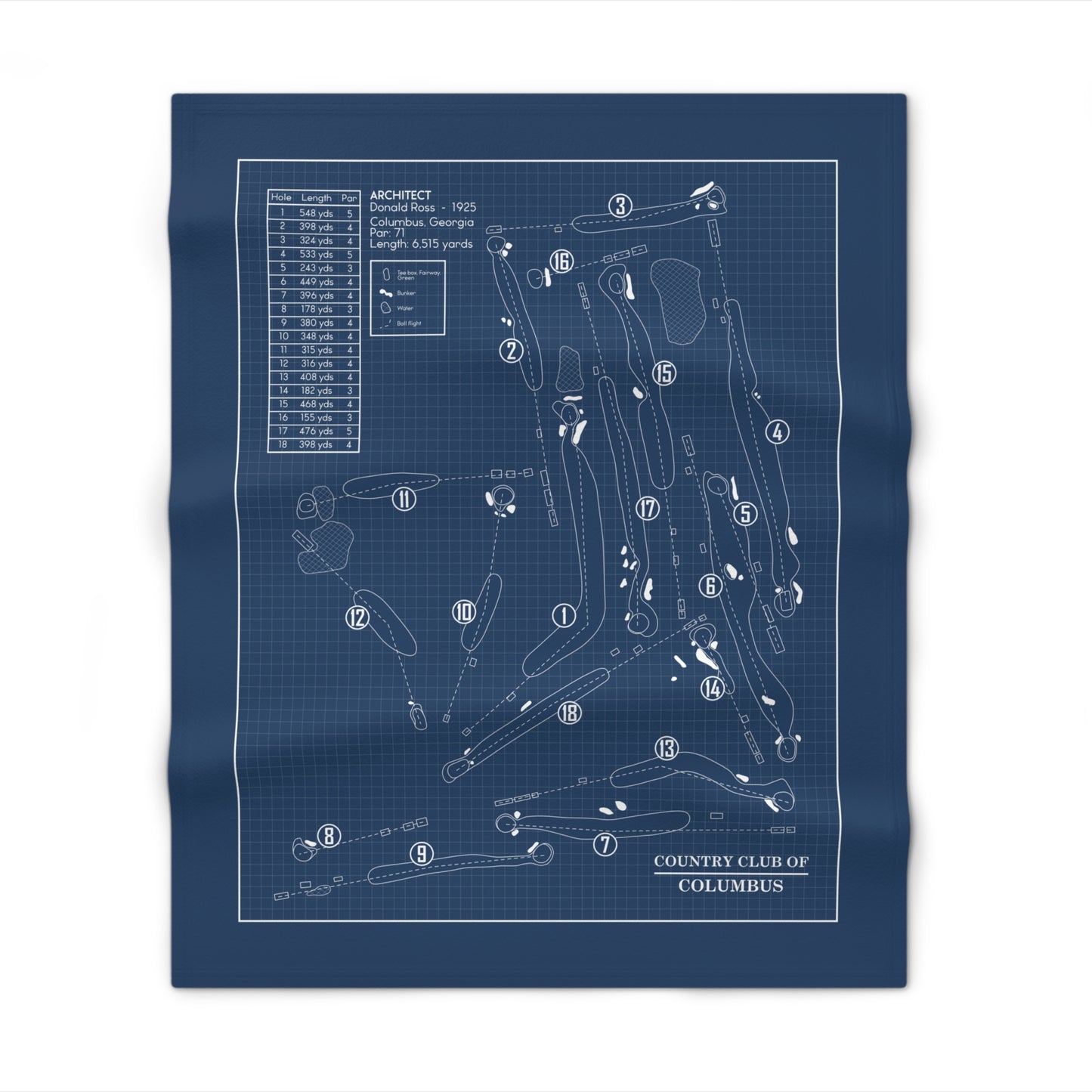 Country Club of Columbus (Throw Blanket)