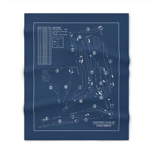 Country Club of Columbus (Throw Blanket)