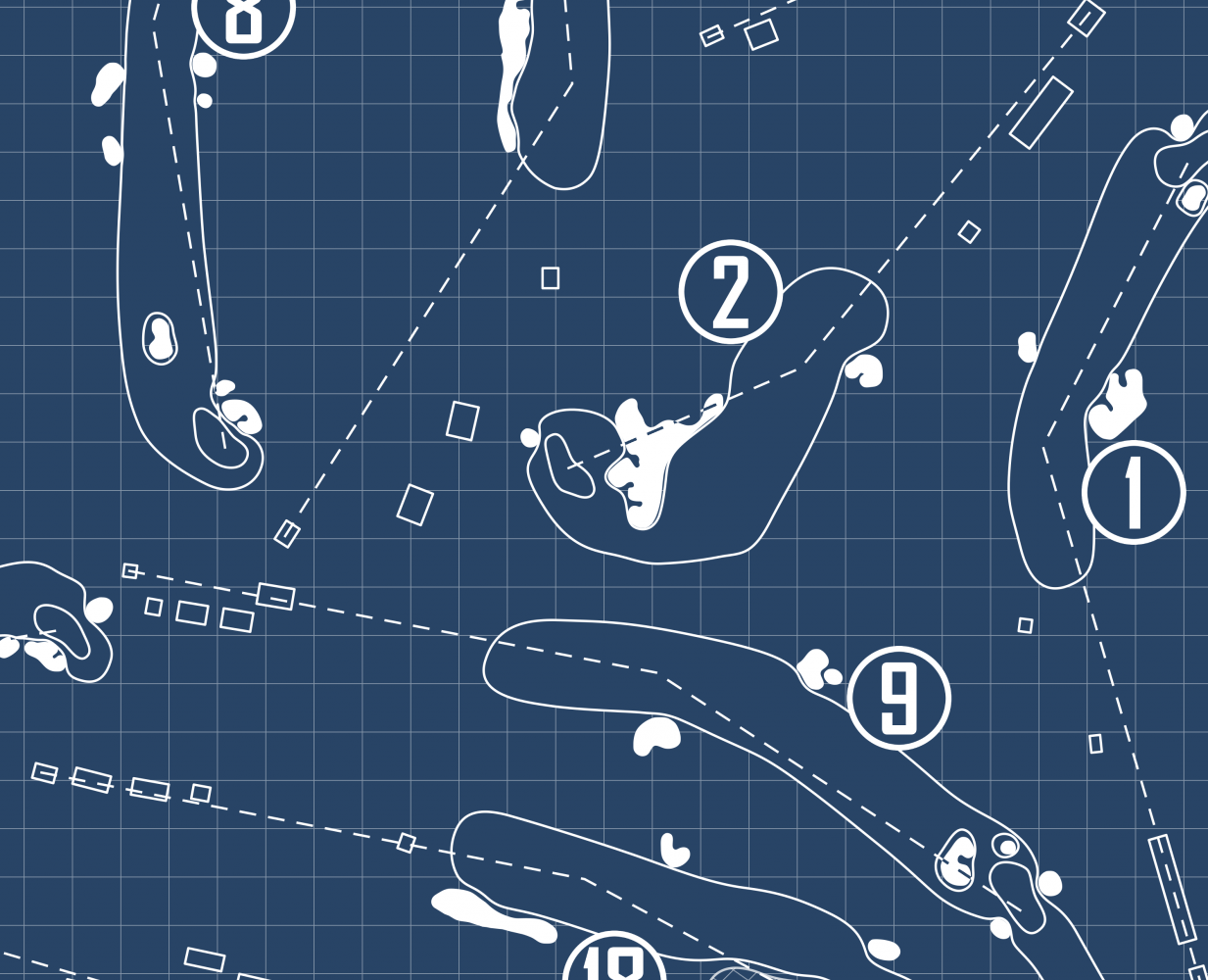 Ak-Chin Southern Dunes Golf Club Blueprint (Print)