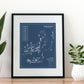 American Dunes Golf Club Blueprint (Print)