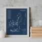 American Dunes Golf Club Blueprint (Print)