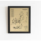American Dunes Golf Club Outline (Print)