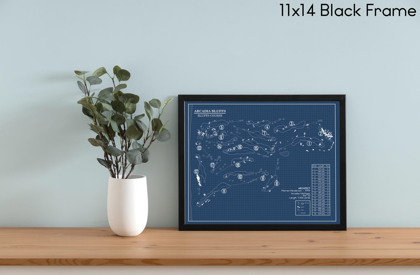 Arcadia Bluffs Course Outline (Print)