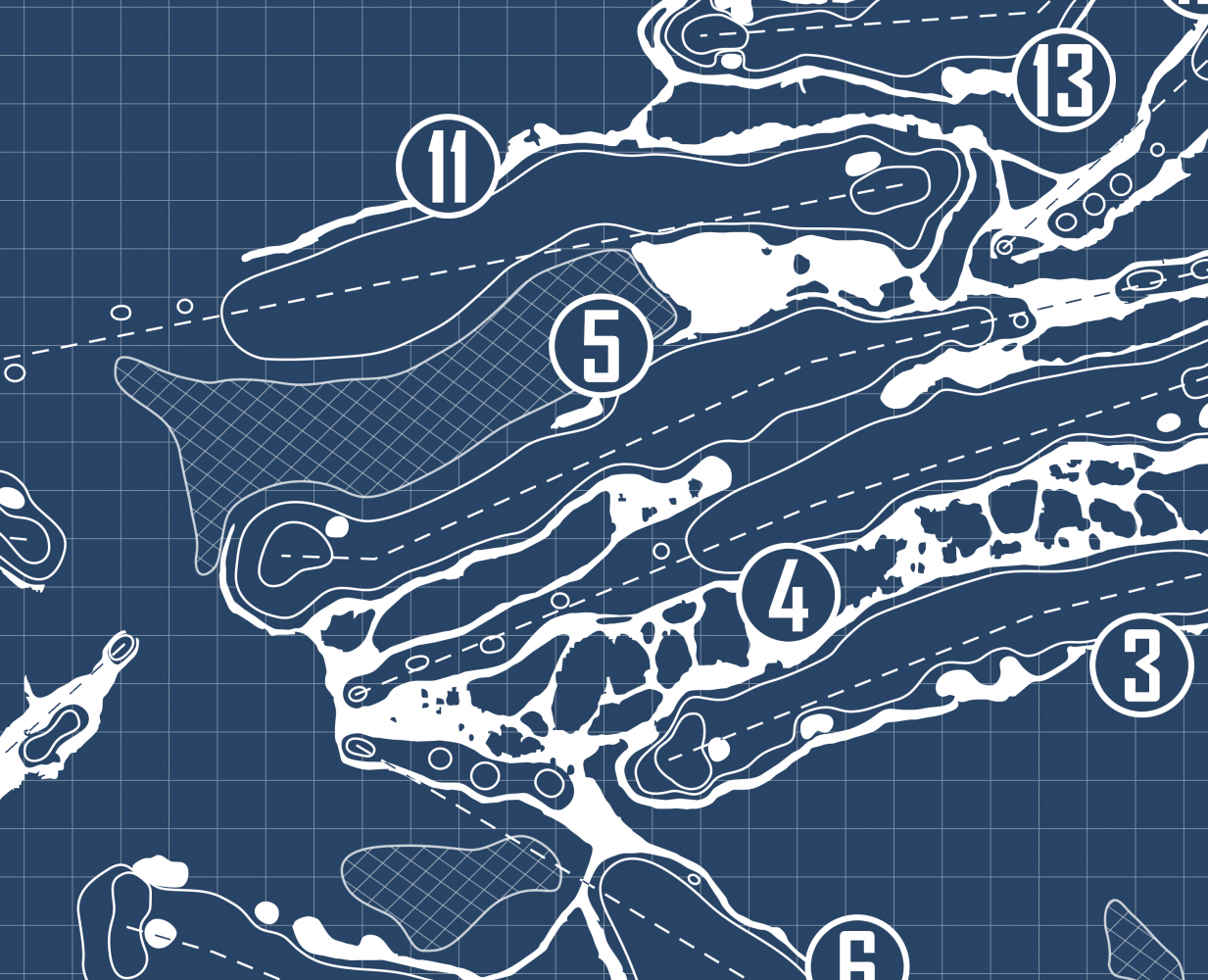 Baker's Bay Golf & Ocean Club Blueprint (Print)