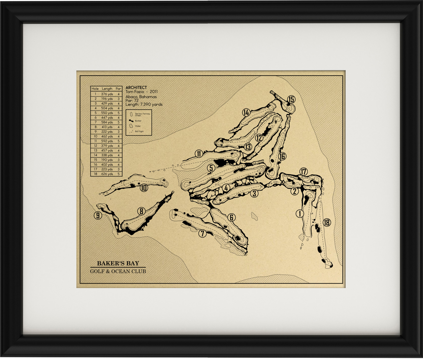 Baker's Bay Golf & Ocean Club  Outline (Print)