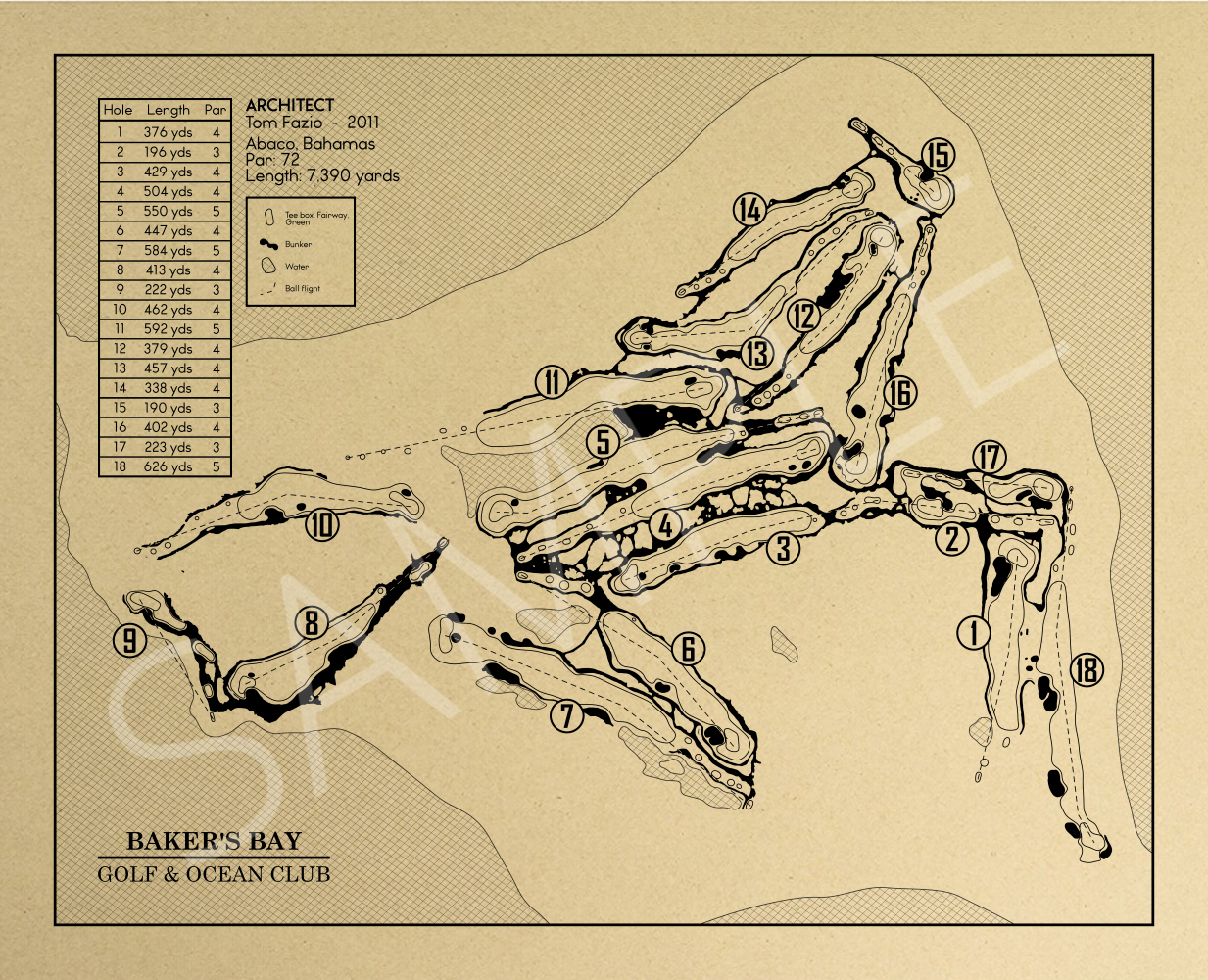 Baker's Bay Golf & Ocean Club  Outline (Print)