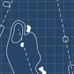 Ballindalloch Castle Golf Course Blueprint (Print)