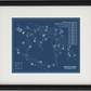 Basking Ridge Country Club Blueprint (Print)