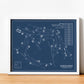 Basking Ridge Country Club Blueprint (Print)