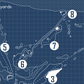 Bay Harbor Golf Club Blueprint (Print)