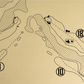 Bear's Paw Country Club Outline (Print)