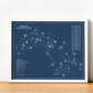 Bedford Golf & Tennis Club Blueprint (Print)