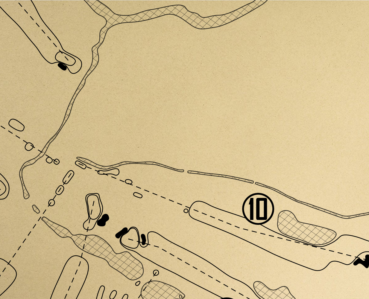 Beechwood Country Club Outline (Print)