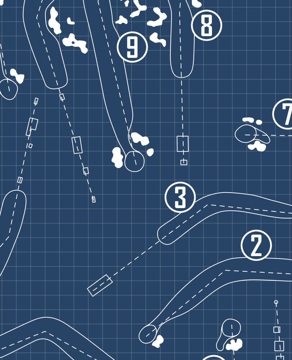 Bethpage Red Course Blueprint (Print) – GolfBlueprints