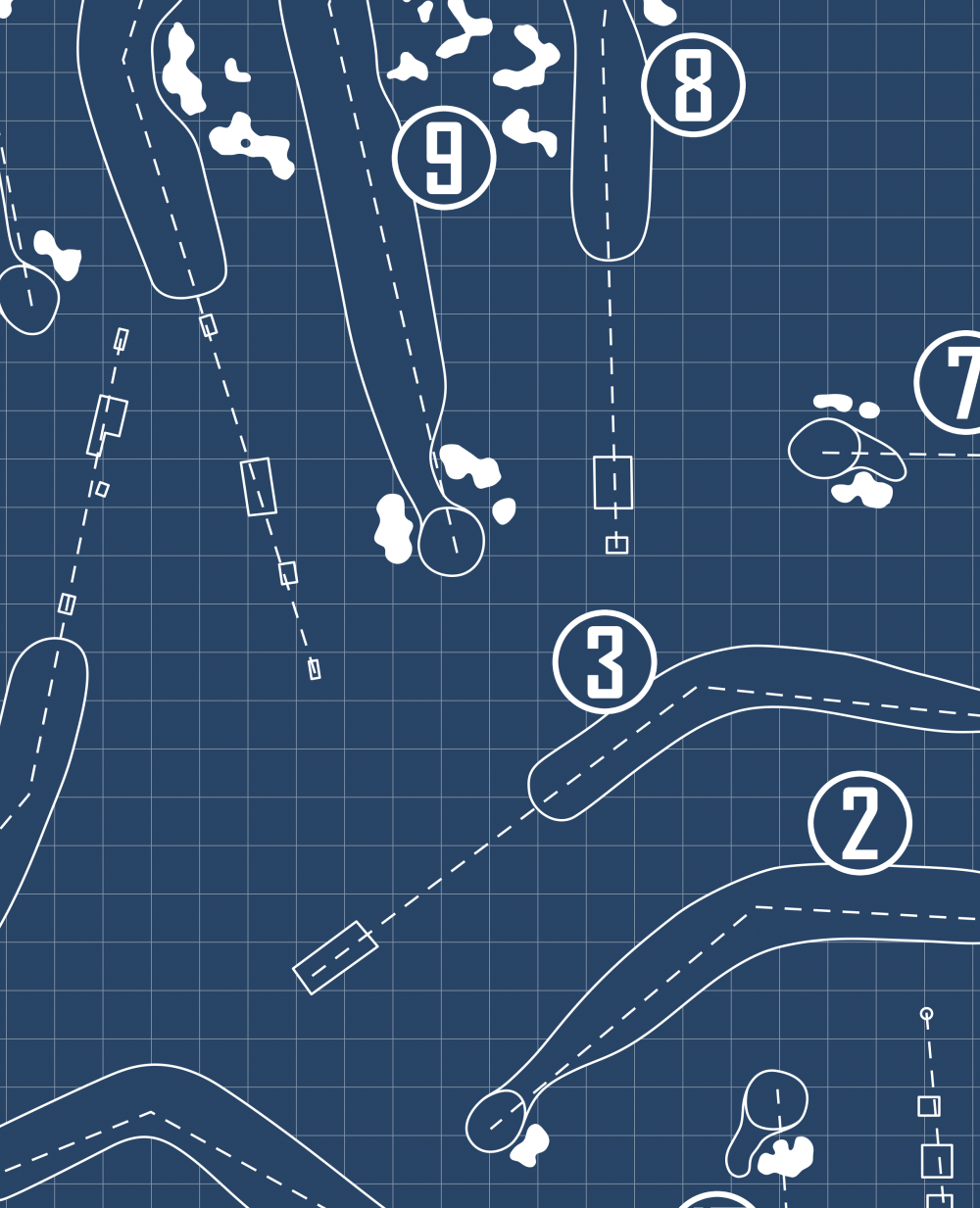 Bethpage Red Course Blueprint (Print)