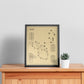 Big Canoe Golf Club Outline (Print)