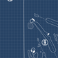 Bishop Country Club Blueprint (Print)