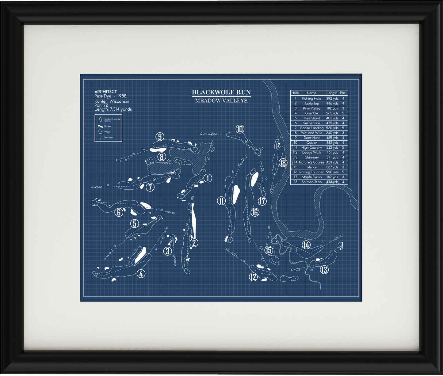 Blackwolf Run Meadow Valleys Blueprint (Print)