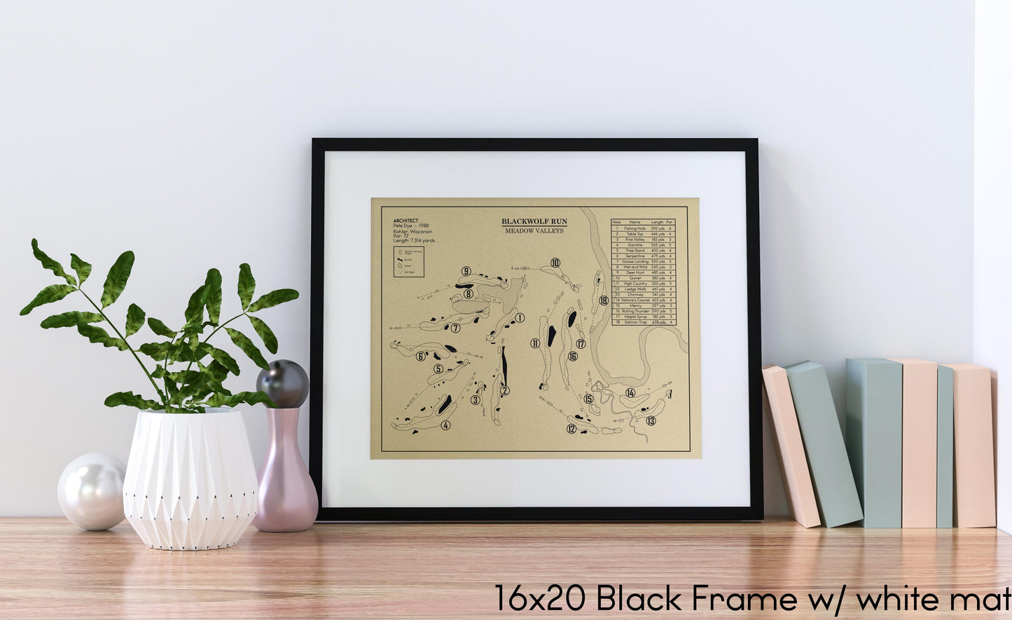 Blackwolf Run Meadow Valleys Outline (Print)