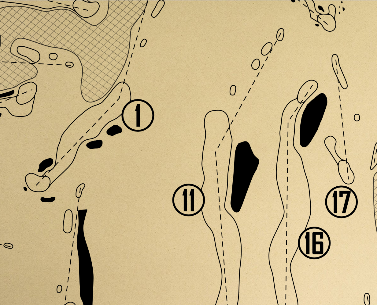 Blackwolf Run Meadow Valleys Outline (Print)