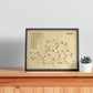 Bob O'Link Golf Club Outline (Print)