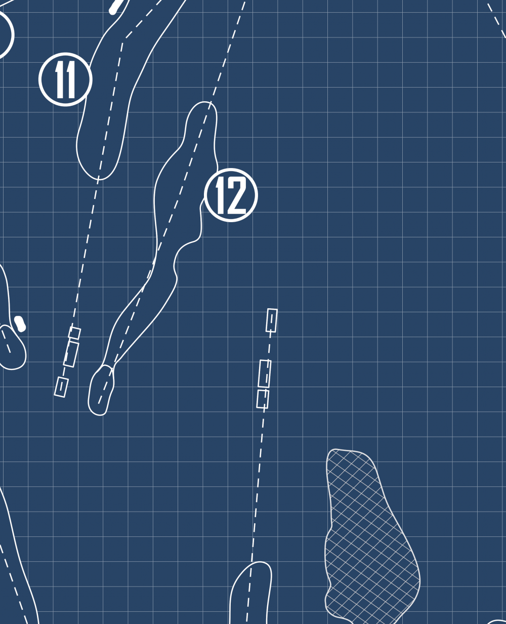 Bonnie Briar Country Club Blueprint (Print)