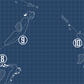Boston Golf Club Blueprint (Print)
