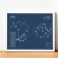 Boston Golf Club Blueprint (Print)