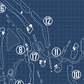 Brookhaven Country Club Master's Course Blueprint (Print)
