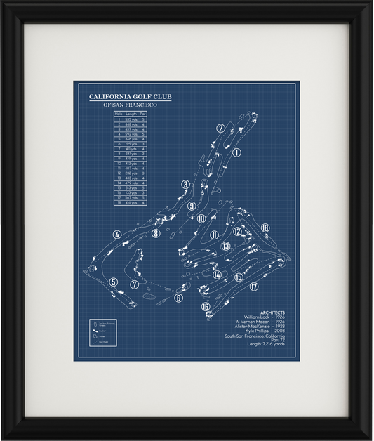 California Golf Club of San Francisco Blueprint (Print)