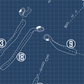 Calvert Crossing Golf Club Blueprint (Print)