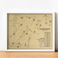 Calvert Crossing Golf Club Outline (Print)