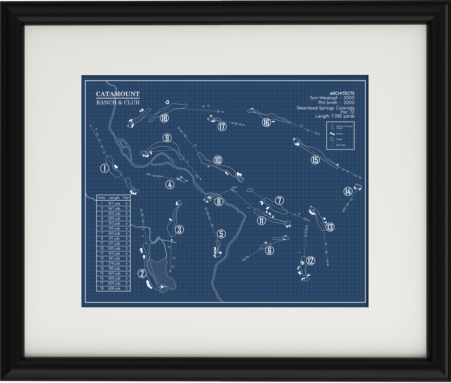 Catamount Ranch & Club Blueprint (Print)