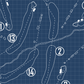 The Country Club of Sapphire Blueprint (Print)